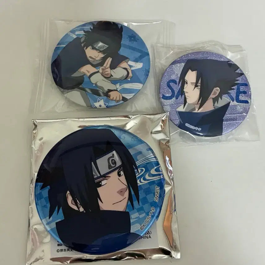 [BUNJANG] Naruto Sasuke Can Badge Bundle Set / 나루토 사스케 캔뱃지 일괄