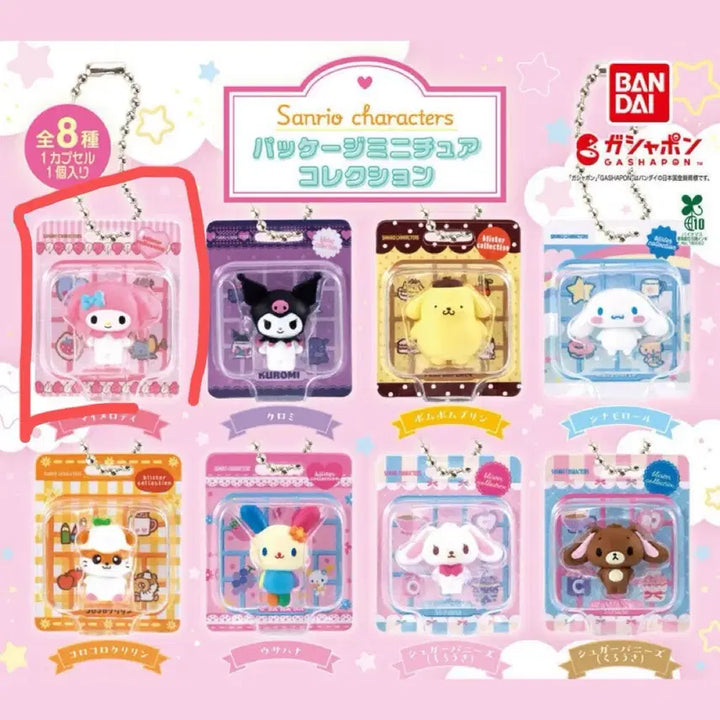 [BUNJANG] Sanrio Characters Package Miniature Collection My Melody Sealed / 산리오 캐릭터 패키지 미니어처 컬렉션 마이멜로디 미개봉 판매