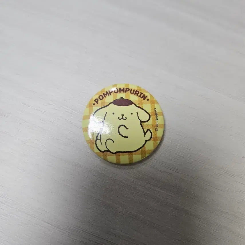 [BUNJANG] Sanrio Pompompurin Can Badge / 산리오 폼폼푸린 캔뱃지