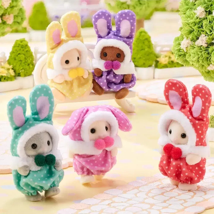 [BUNJANG] Sylvanian Families Colorful Rabbit Lottery Blind Pack Set (5 Types, Unsealed) / 풀셋) 미개봉 실바니안 패밀리 컬러풀 토끼 쿠지 블라인드팩 5종 세트