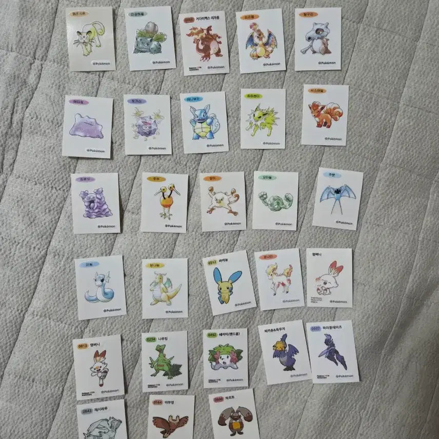 [BUNJANG] Pokemon Bread Stickers Bundle Set / 포켓몬띠부씰 일괄 판매해요