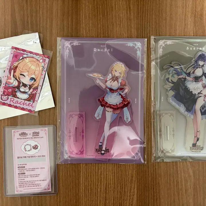 [BUNJANG] Seven Knights Re:Birth Collaboration Cafe Acrylic Stand + Border Coupon / 미개봉) 세븐나이츠 리버스 콜라보 카페 아크릴+ 테두리 쿠폰