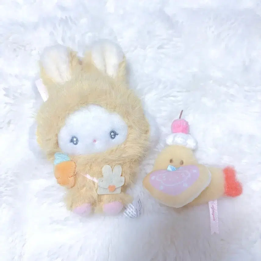 [BUNJANG] Sanrio Tong Tong Rabbit Kogimyung &amp; Shrimp Tempura Charm Set / 산리오 통통토끼 코기뮹 + 새우튀김