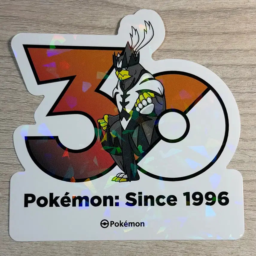 [BUNJANG] Pokemon 30th Anniversary Urshifu Sticker / 포켓몬 30주년 기념 스티커 우라오스