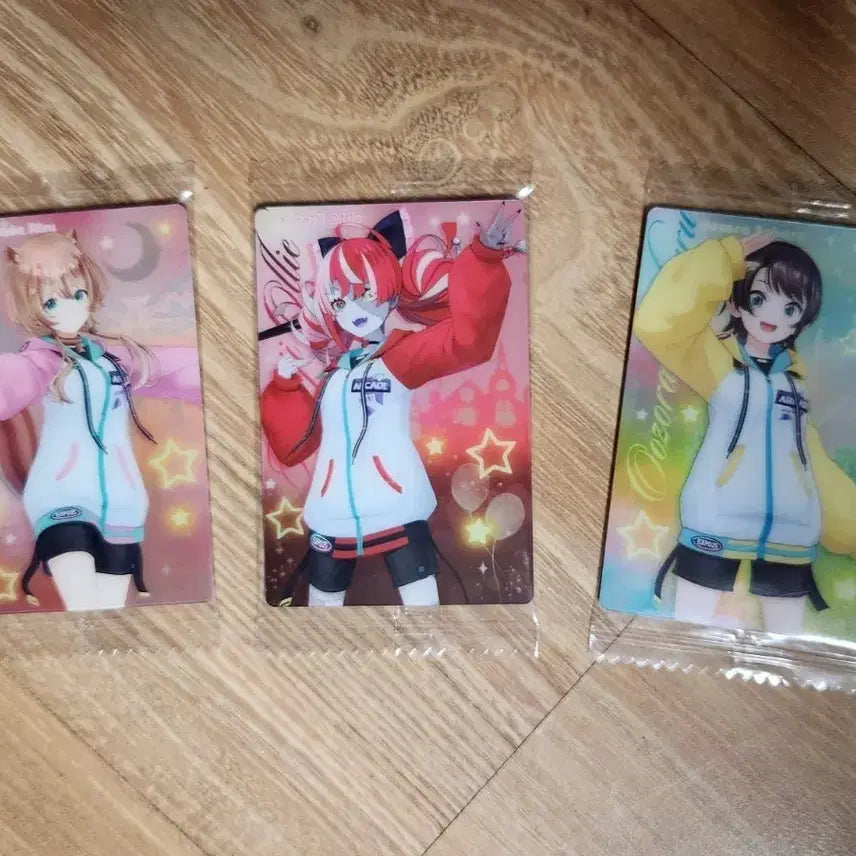 [BUNJANG] Hololive Wafer Card Vol. 4 - Ozora Subaru, Ayunda Risu, Kureiji Ollie Set / 홀로라이브 웨하스 카드 vol.4 오오조라 스바루 / 아윤다리스 / 쿠레이지 올리