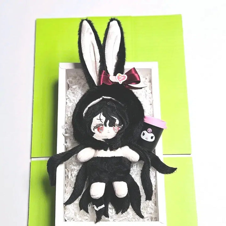 [BUNJANG] 10cm Black Rabbit Hat / 10cm 블랙 토끼모자