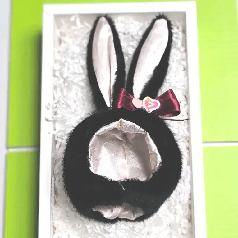 [BUNJANG] 10cm Black Rabbit Hat / 10cm 블랙 토끼모자