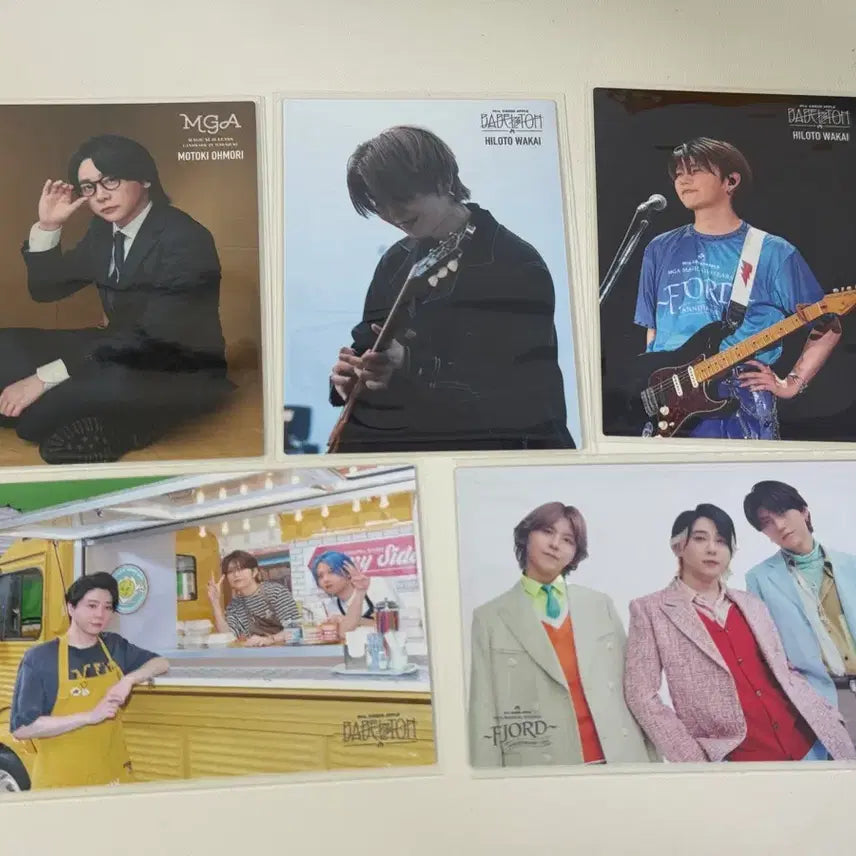 [BUNJANG] Mrs. GREEN APPLE 5 Photocard Bundle Set / 미세스그린애플 포카 5종 일괄