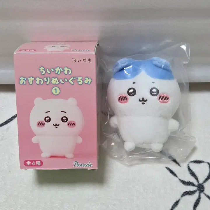 [BUNJANG] Cheekawaii Osowari Sitting Plush 1st Edition Hachiwara / 치이카와 오스와리 앉은누이 1탄 하치와레 새상품