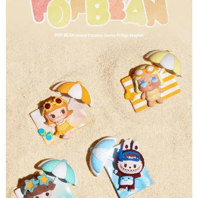 [BUNJANG] Pop Mart Pucky Voyage to Pop Bean Island Series Magnet Labubu / 팝마트 팝빈 섬으로 떠나는 여행 시리즈 마그넷 라부부