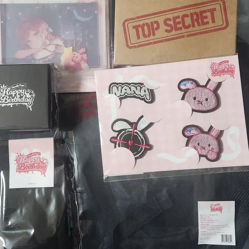 [BUNJANG] Stellive Hanako Nana 2025 Birthday Goods Bundle / 스텔라이브 2025 하나코나나 생일 굿즈 번들