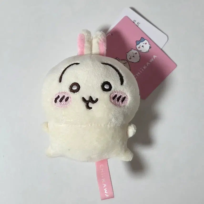 [BUNJANG] Chiikawa Usagi Monchichi Mascot Plush / 먼작귀, 치이카와) 콩눈 우사기 마스코트