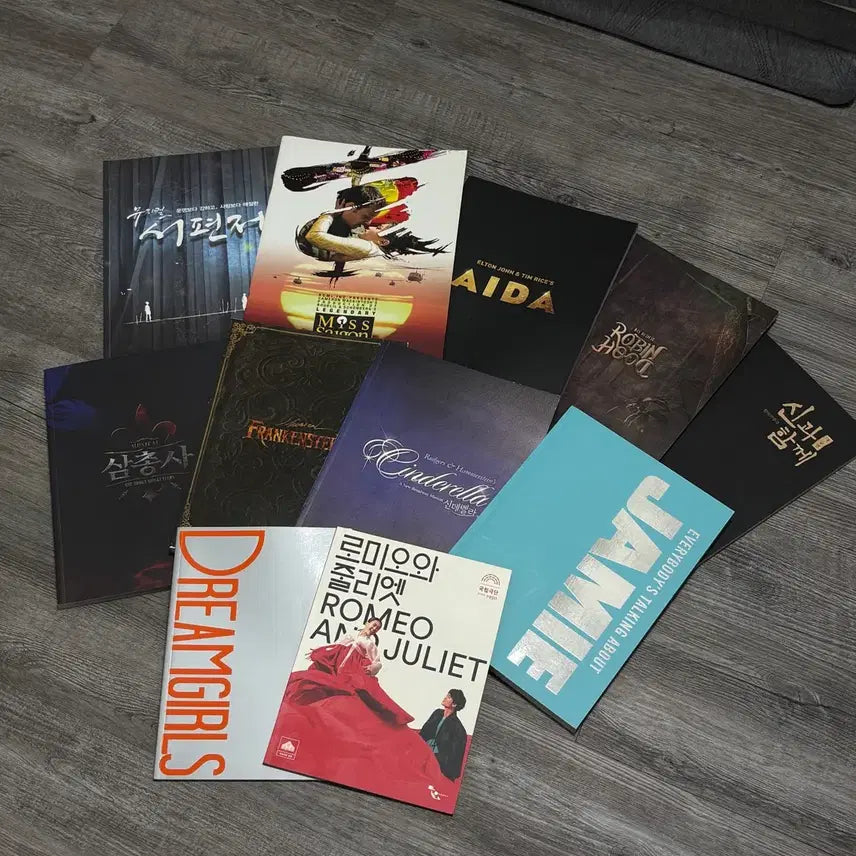 [BUNJANG] Musical &amp; Theater Program Book Collection (11 Volumes) / 뮤지컬&amp; 연극 프로그램북 11권