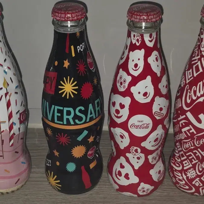 [BUNJANG] Coca-Cola Limited Edition Chinese Wrapping Bottle Set (4 Types) / 코카콜라 한정판 중국 랩핑보틀 4종