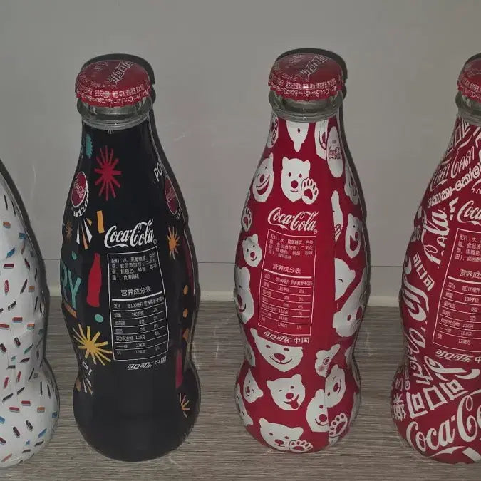 [BUNJANG] Coca-Cola Limited Edition Chinese Wrapping Bottle Set (4 Types) / 코카콜라 한정판 중국 랩핑보틀 4종