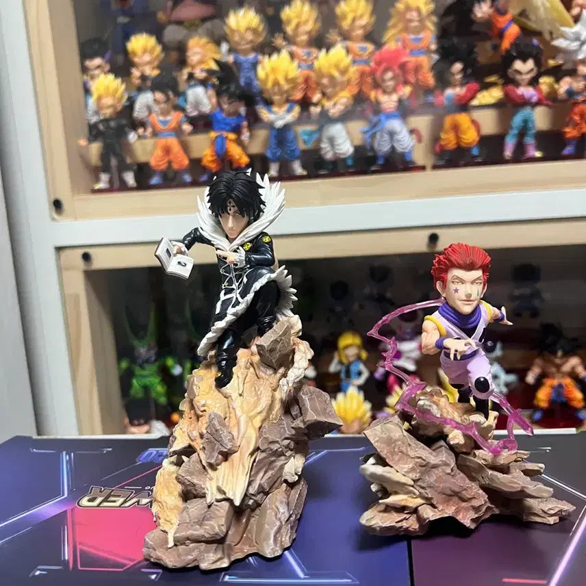 [BUNJANG] Hunter x Hunter Hisoka vs Chrollo Resin World Collectable Figure / Power 헌터헌터 히소카vs클로로 레진월콜 피규어