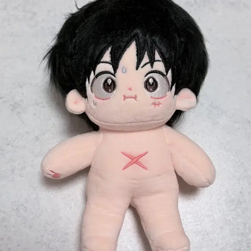 [BUNJANG] One Piece Luffy Plush Doll Set (20cm) / 원피스 루피 솜인형 솜깅 뼈깅 누이 밀짚모자 옷 세트