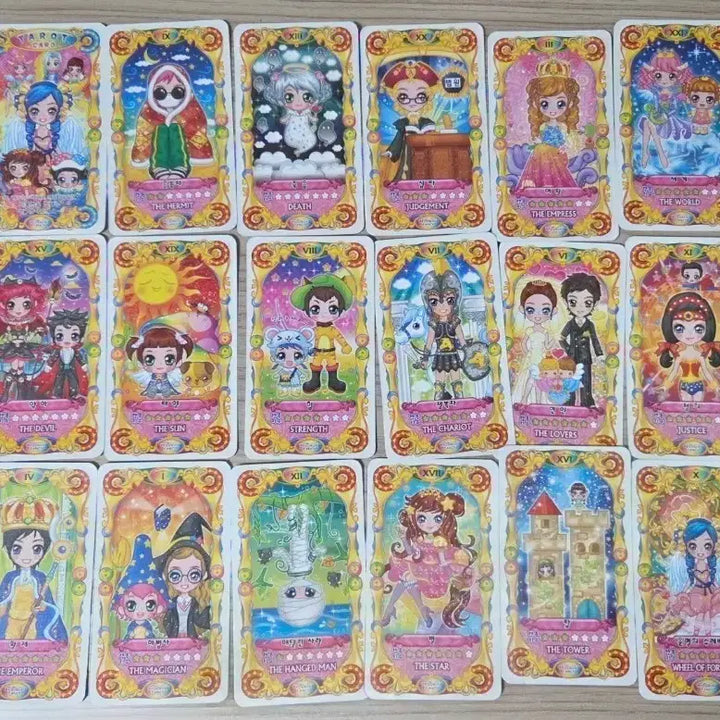 [BUNJANG] Avatar Tarot Cards Vintage Stationery Set / 고전문구 아바타 타로카드