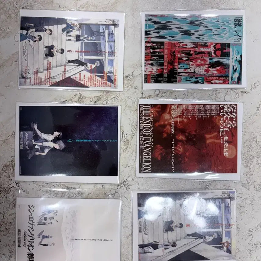 [BUNJANG] Evangelion 30th Anniversary CGV Smartphone Sticker Set (All 6 Types) / 에반게리온 30주년 CGV 스마트폰 스티커 전6종 새상품