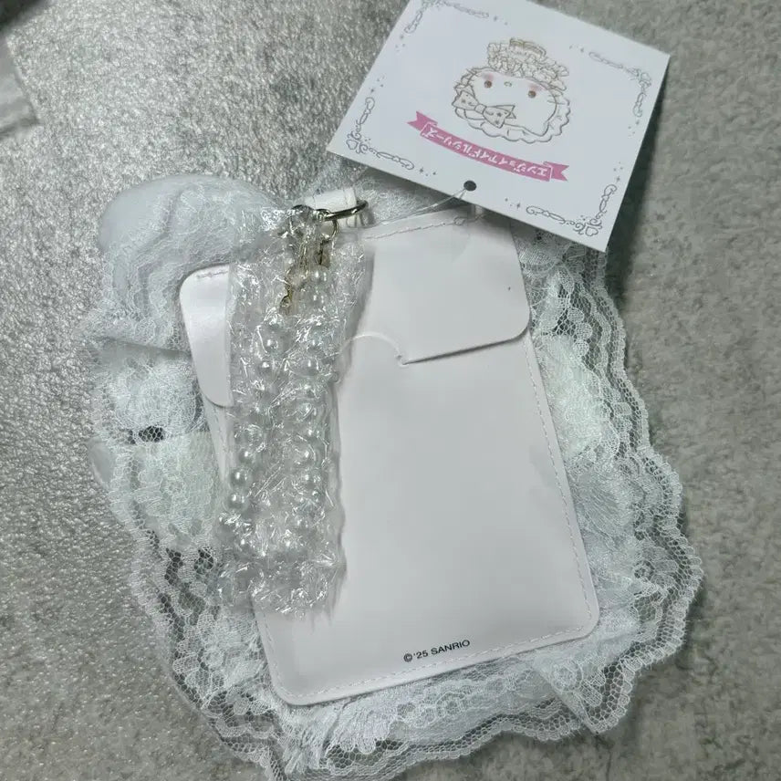 [BUNJANG] Hello Kitty White Lace Card Holder / 정리중)) 헬로키티 카드홀더 화이트 레이스 포카
