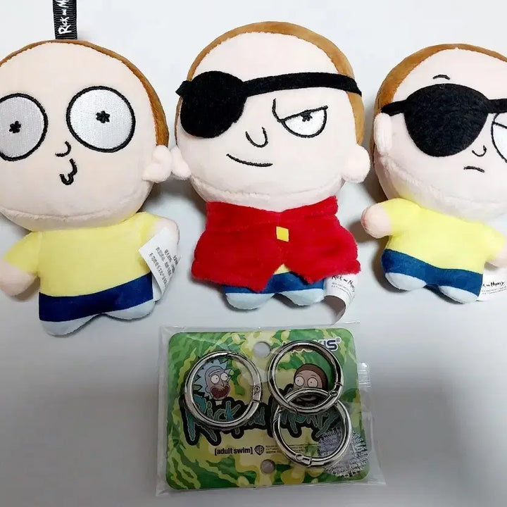 [BUNJANG] HUGKIS Rick and Morty Morty Plush Keychain / (일괄)HUGKIS 허키스 릭앤모티 키링 봉제인형 모티