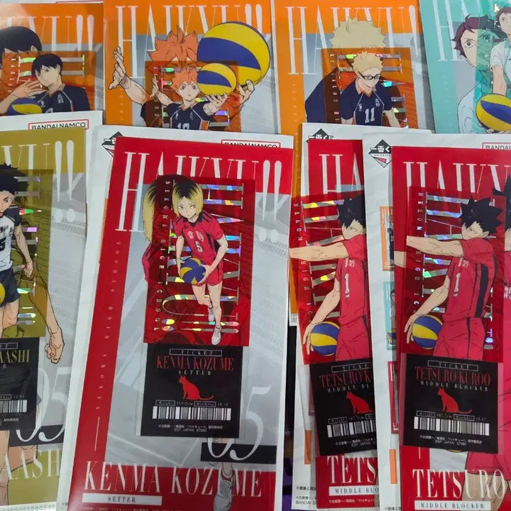 [BUNJANG] Haikyuu!! Inarizaki High Ichiban Kuji C Prize Bundle (F, G, H, I) / 하이큐 쿠지 하위상(f,g,h,i상) 일괄