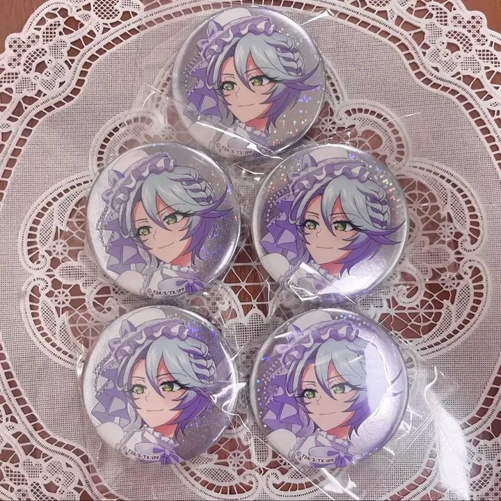 [BUNJANG] Pripara Shikyoin Hibiki Prince Gray Can Badge Bundle Set / 프리파라 라파리 시쿄인 히비키 프린스 그레이 캔뱃지