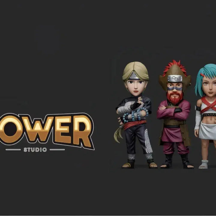 [BUNJANG] Naruto Power Jinchuriki 4-Piece Set Figure / 나루토 power 인주력 4종 월콜레진 판매합니다