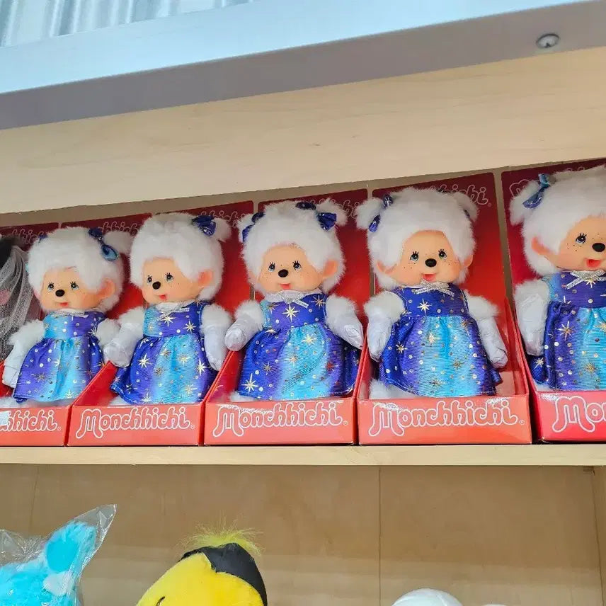 [BUNJANG] Starlight Monchhichi Elsa Dress Plush Doll / 스타라이트 몬치치 엘사 몬치치 유럽 몬치치