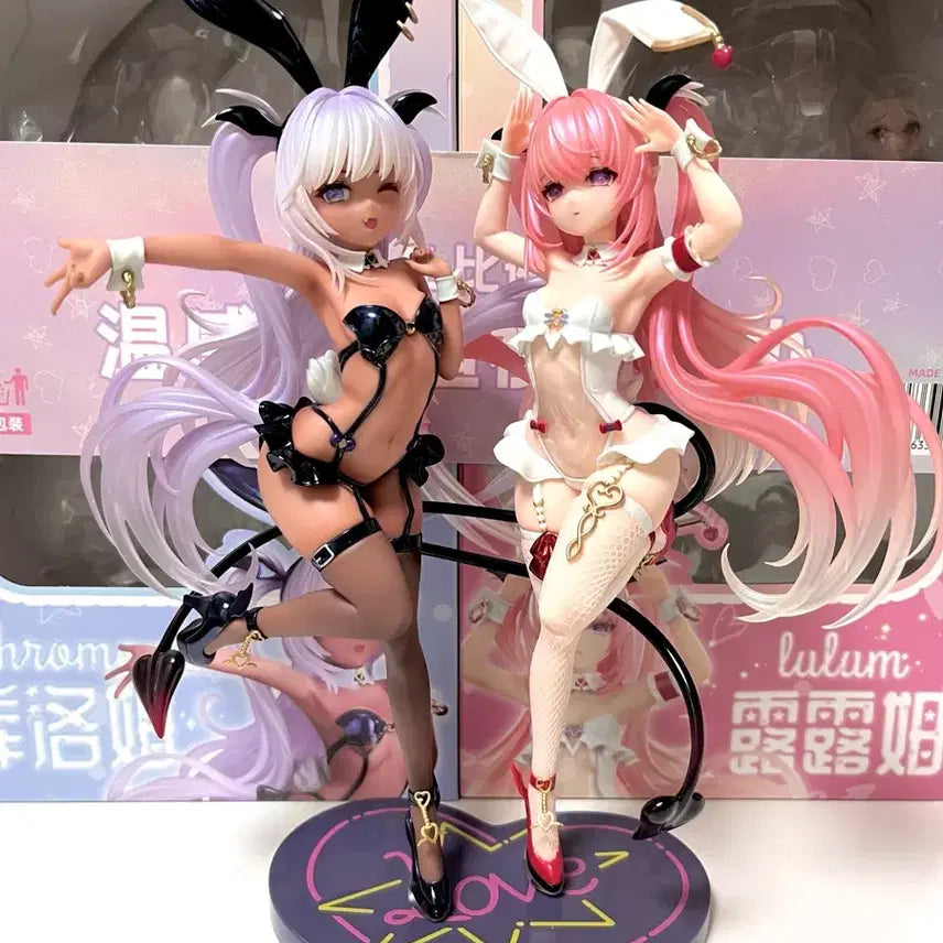 [BUNJANG] Tamanokedama Succubus Lulu &amp; Chrome Set Bearpanda Figure / 세트특전 서큐버스 루루무 &amp; 크롬 세트 by 타마노케다마 베어판다 피규어