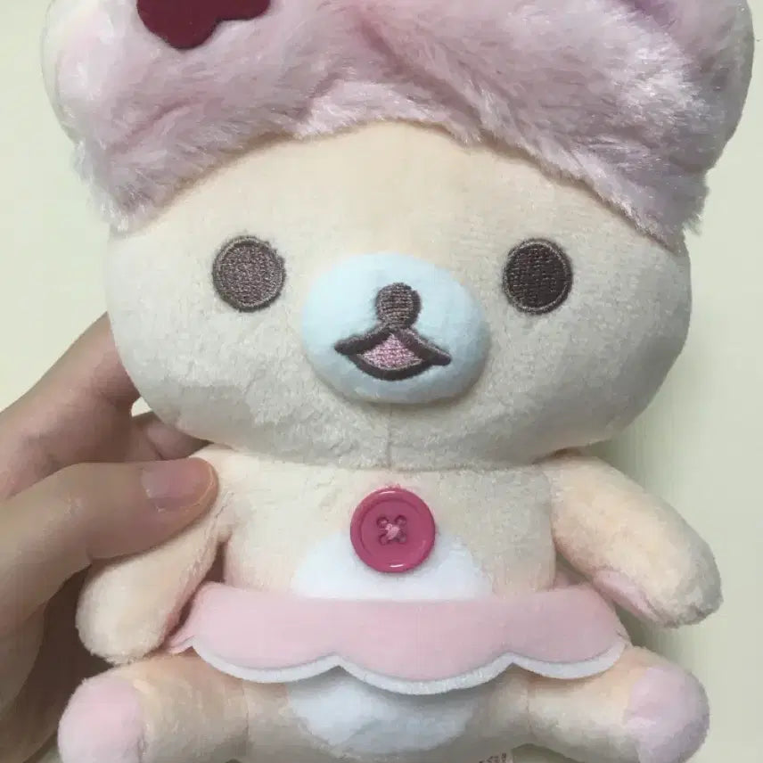 [BUNJANG] Rilakkuma Strawberry Cat Plush / 코리락쿠마 스트로베리캣