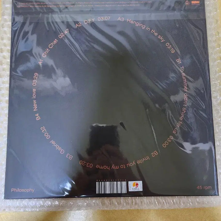 [BUNJANG] Aleph LP Philosophy Sealed New Product / 알레프 LP 필로소피 미개봉 새제품