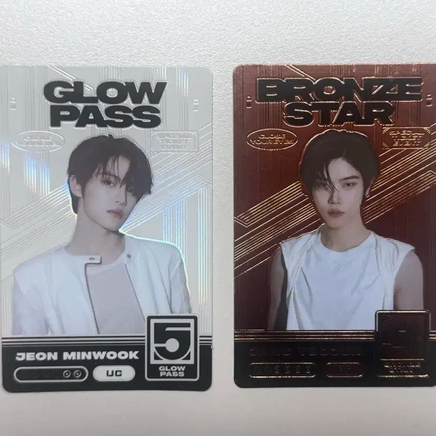 [BUNJANG] KLUAE GLOWPASS Bronze Jeon Min-wook Jang Yeo-jun Ticket Photocard / 클유아 글로우패스 브론즈 전민욱 장여준 티켓 포카 양도