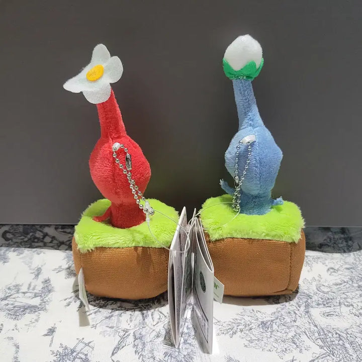 [BUNJANG] Pikmin Red &amp; Blue Pikmin Plush Doll Set / 피크민 타이토 인형 2종