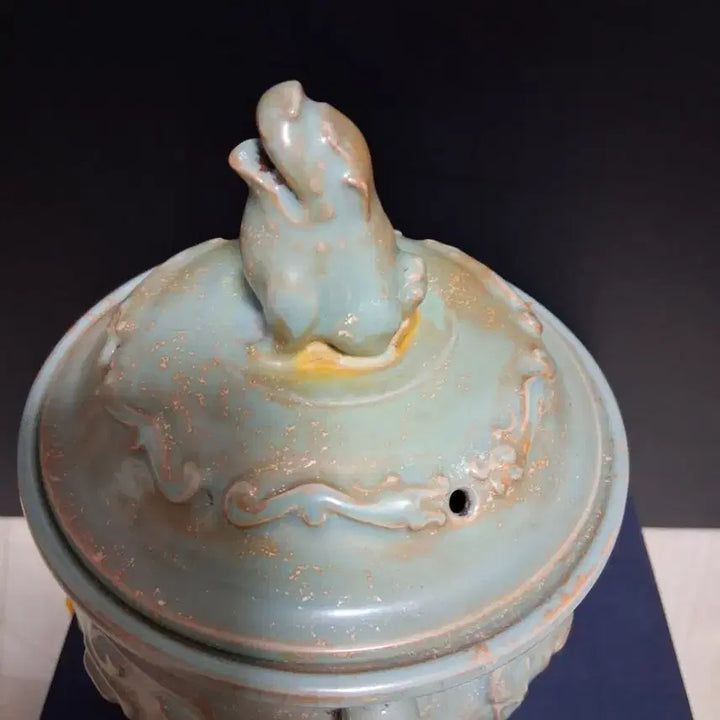 [BUNJANG] Song Dynasty Yaozhou Celadon Incense Box / 송대 여요 향합