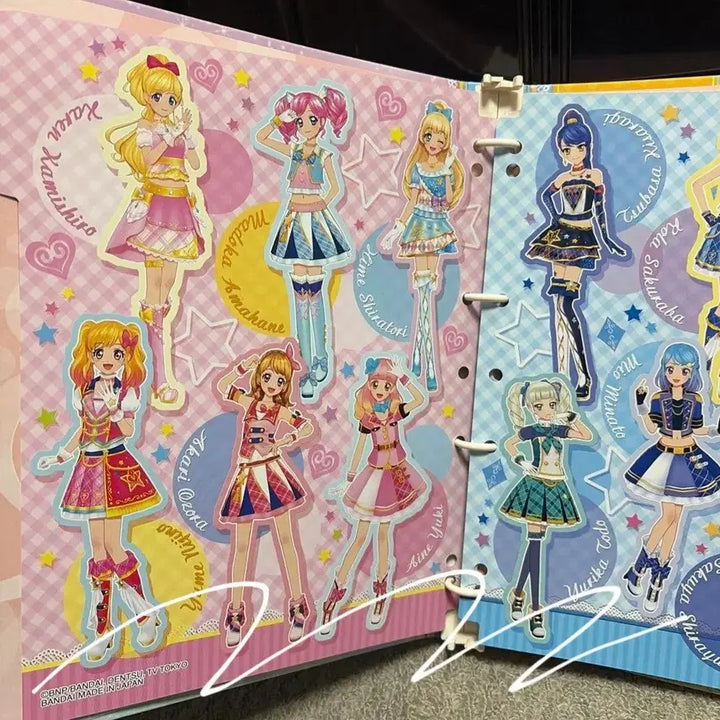 [BUNJANG] Aikatsu! On Parade 9-Pocket Binder with Special Edition Cards / 급전오늘만특전포) 아이카츠 온퍼레 9포켓 바인더 특전 카드 아이엠스타 프레 스타즈 이치고 아카리 유메 아이네 미오 극장판 희귀 굿즈 판매 양도
