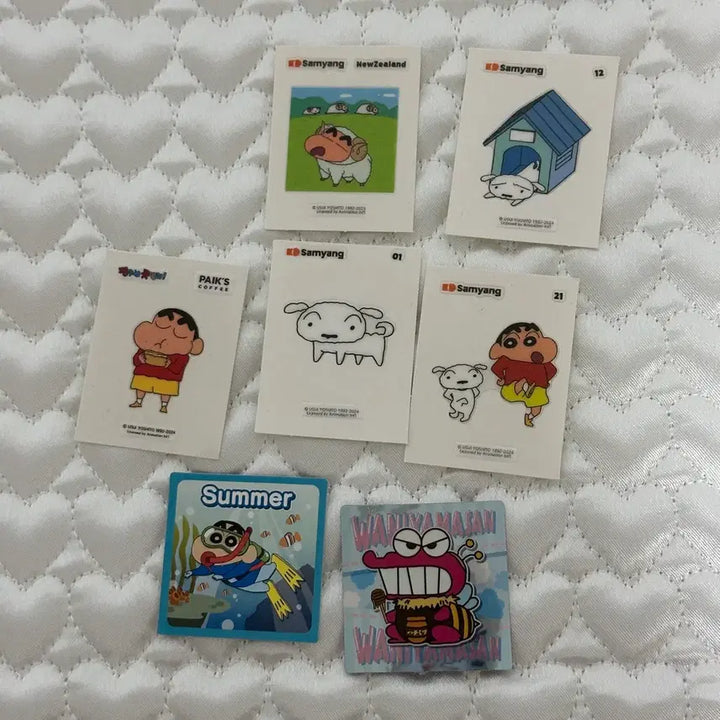 [BUNJANG] Crayon Shin-chan Stickers Bundle Set / (일괄) 짱구 띠부씰