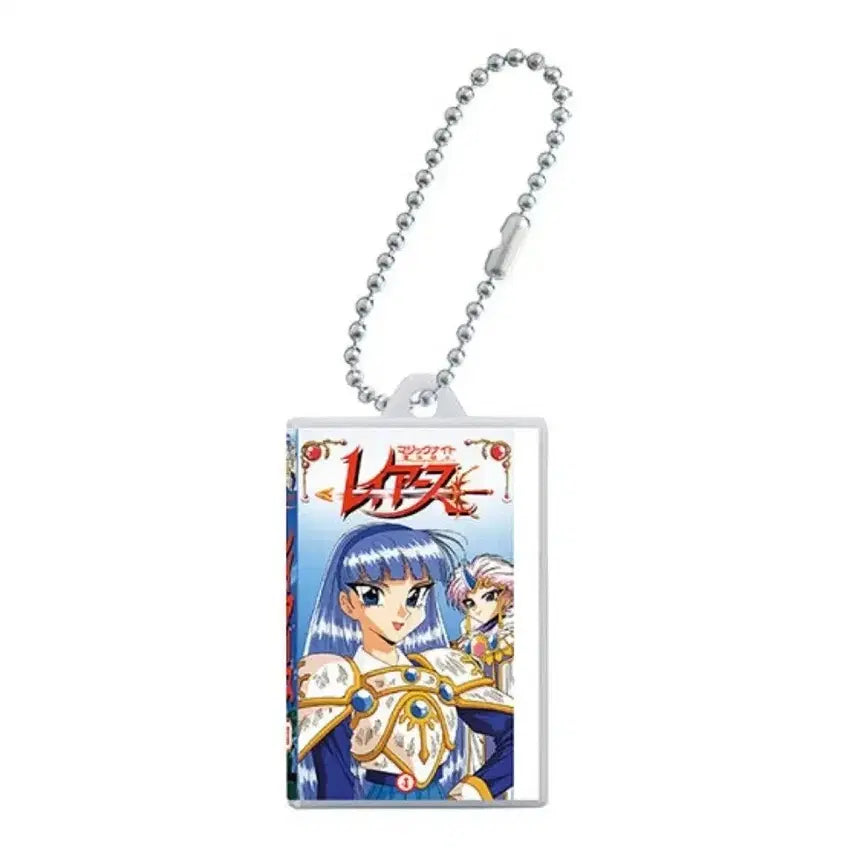 [BUNJANG] Magic Knight Rayearth Video Tape Miniature Gacha Keychain / 마법기사 레이어스 비디오 테이프 미니어처 가챠 키링
