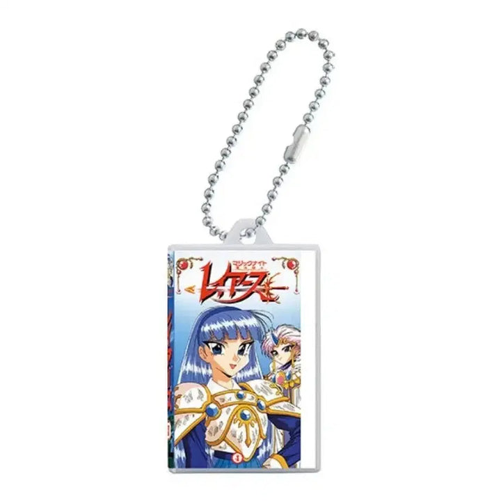 [BUNJANG] Magic Knight Rayearth Video Tape Miniature Gacha Keychain / 마법기사 레이어스 비디오 테이프 미니어처 가챠 키링