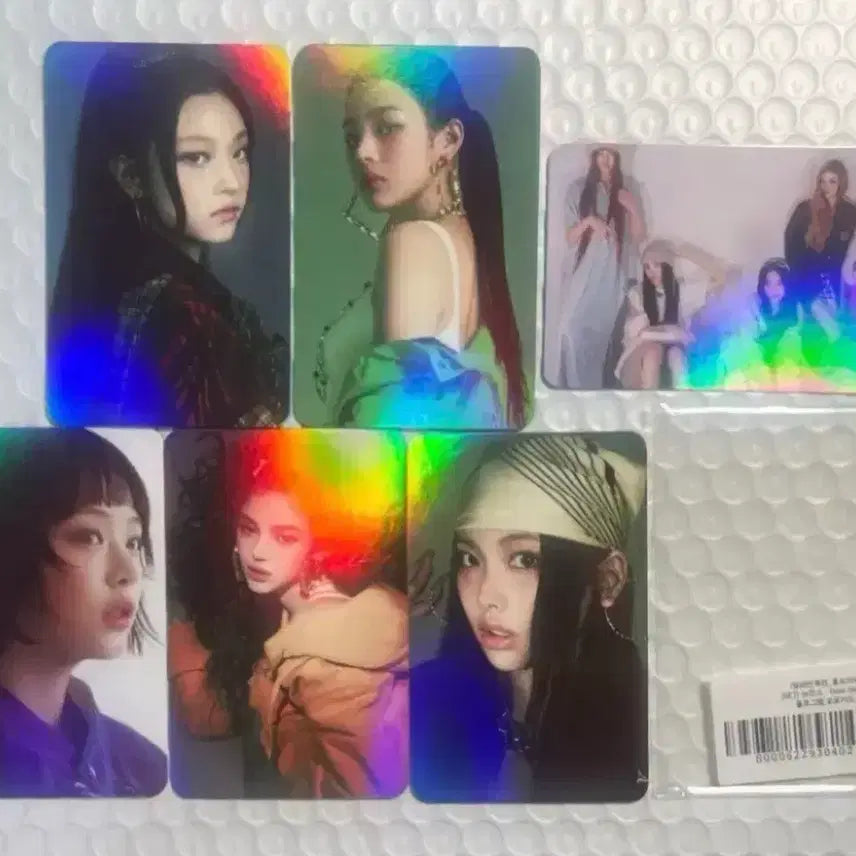[BUNJANG] NewJeans Aladdin Lucky Draw Hologram Photocard 6-Piece Set / 뉴진스 알라딘 특전 홀로그램 포토카드 6장세트