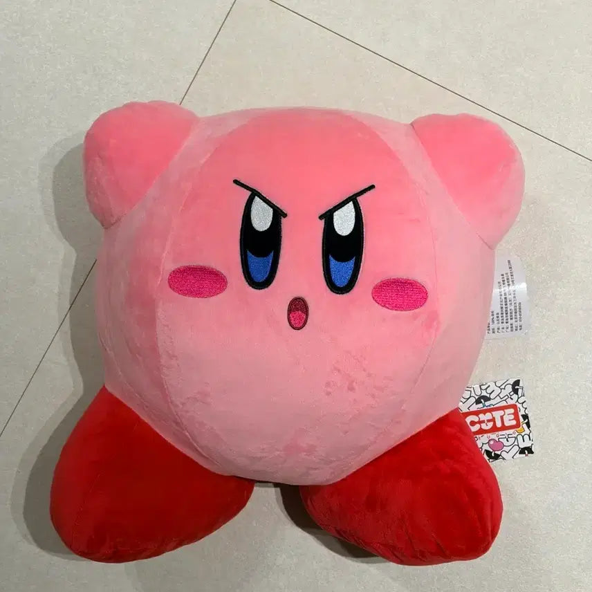 [BUNJANG] Kirby Angry Kirby Plush Toy (Large) / 별의커비 화난커비 인형