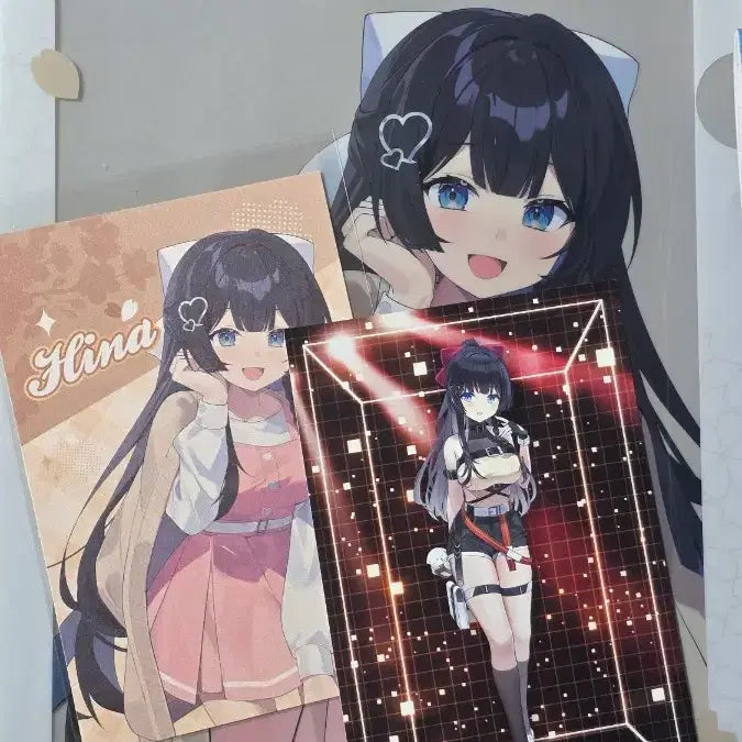 [BUNJANG] Stellive Shirayuki Hina Acrylic Set 2023 AGF Bundle / 2023 AGF 스텔라이브 시라유키 히나 아크릴 세트 일괄
