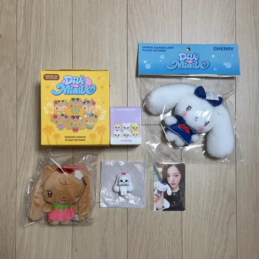 [BUNJANG] IVE Mini Bib Cherry Jang Wonyoung Pop-up Doll Bundle Set / 아이브 미니브 체리 장원영 팝업 인형 피규여 일괄 양도