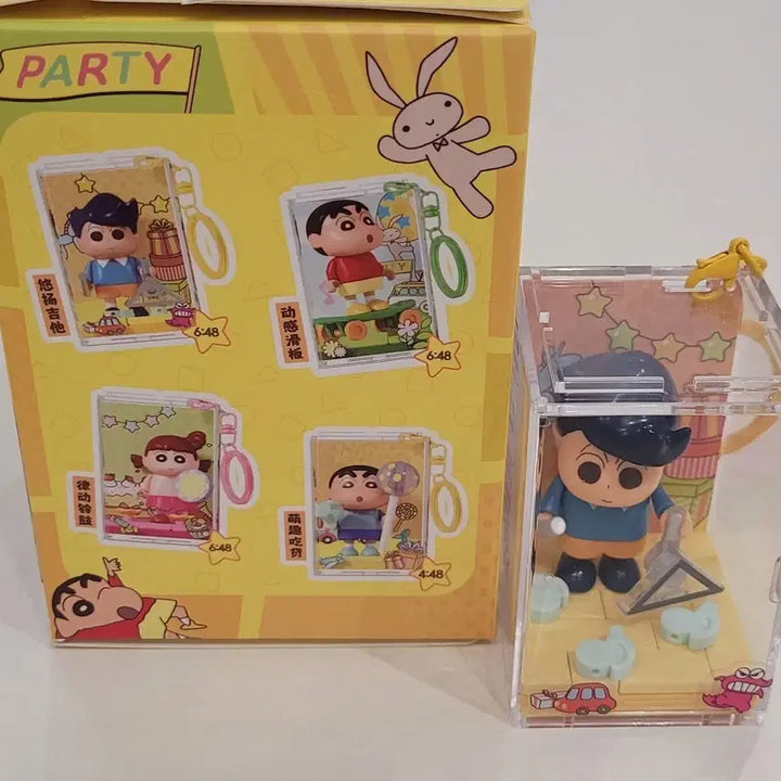 [BUNJANG] Crayon Shin-chan Stage Show Acrylic Keyring - Shin-chan Character / 짱구는 못말려 무대 쇼 팬던트 아크릴  키링 철수