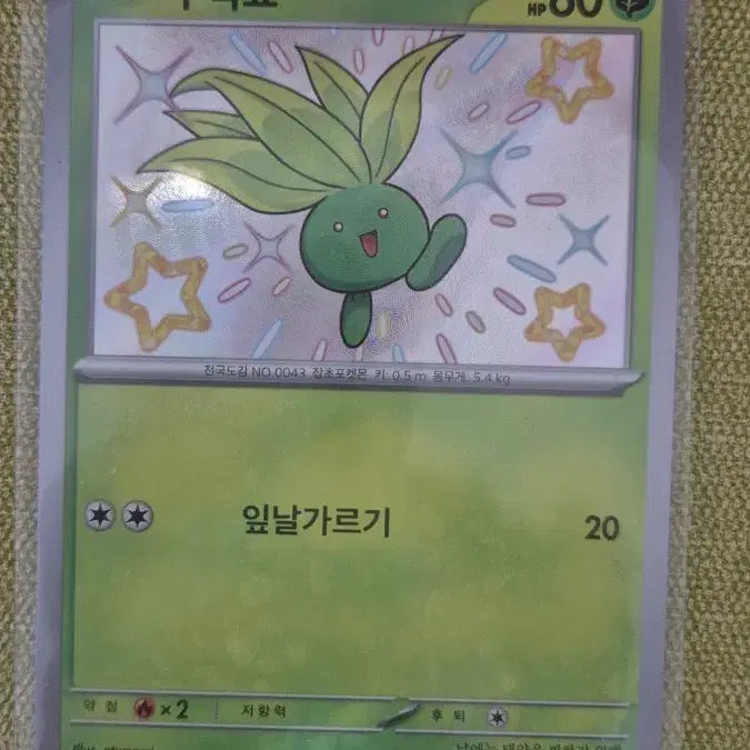 [BUNJANG] Pokemon Card Shiny Spinarak 191/190 / [포켓몬카드 한판] 뚜벅쵸 이로치 191/190