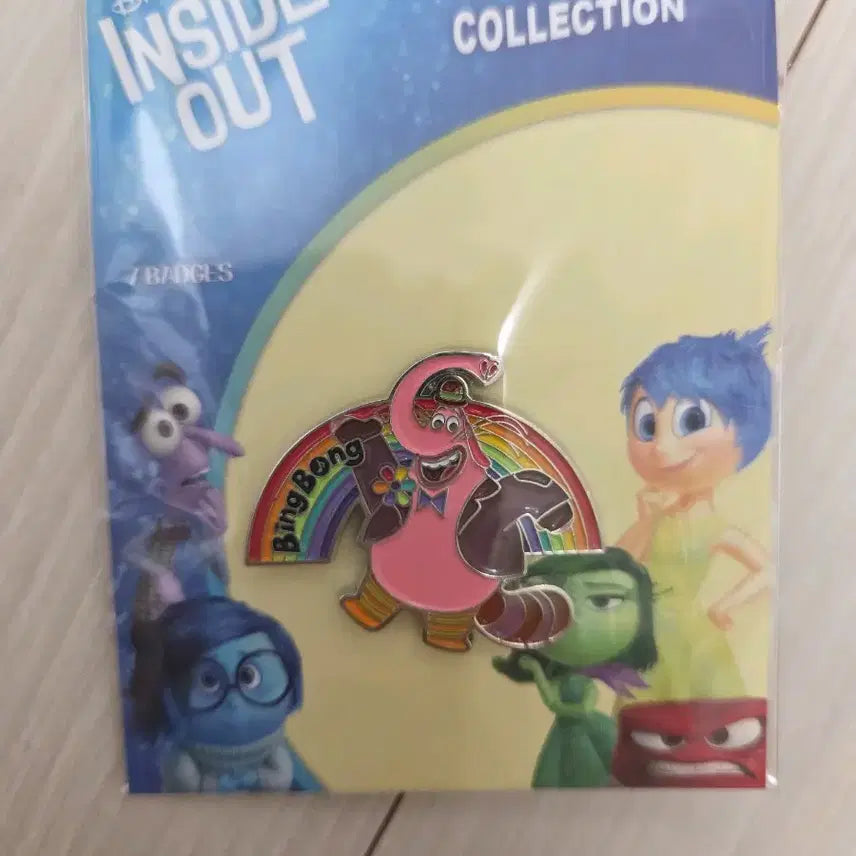 [BUNJANG] Disney Inside Out Bing Bong Badge (Sealed) / (미개봉) 디즈니 인사이드아웃 빙봉 배지 뱃지