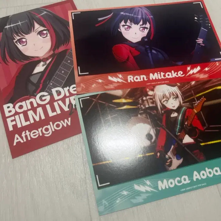 [BUNJANG] BanG Dream! Film Live 2 Color Shikkishi Mocha Ran / (일괄) 뱅드림 필름라이브 2 색지 모카 란