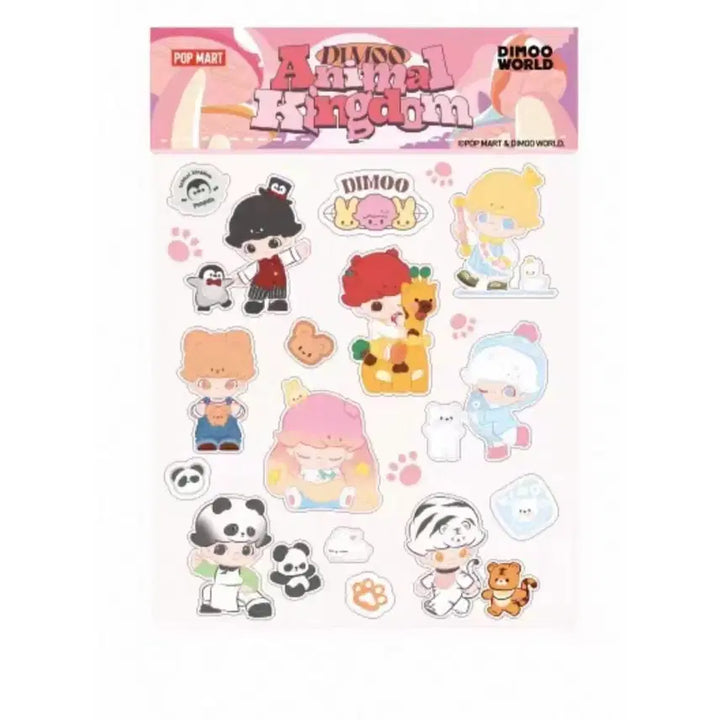 [BUNJANG] POP MART DIMOO Animal Kingdom Sticker Set / 팝마트 POP MART 디무 애니멀 킹덤 스티커
