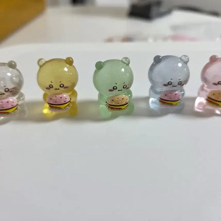 [BUNJANG] Mongz Mini Hamburger Figurine Set (5 Types) / 먼작귀 햄버거 미니피규어