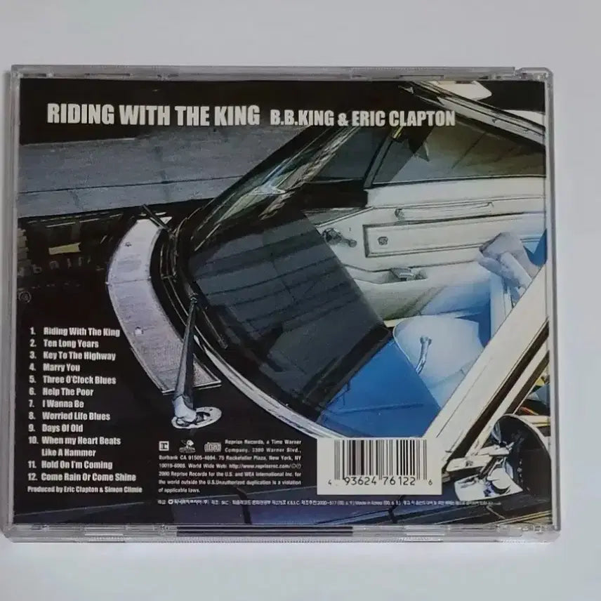 [BUNJANG] Eric Clapton Riding With The King Album CD / B. B. 킹 에릭 클랩튼 Riding With 앨범 시디 CD